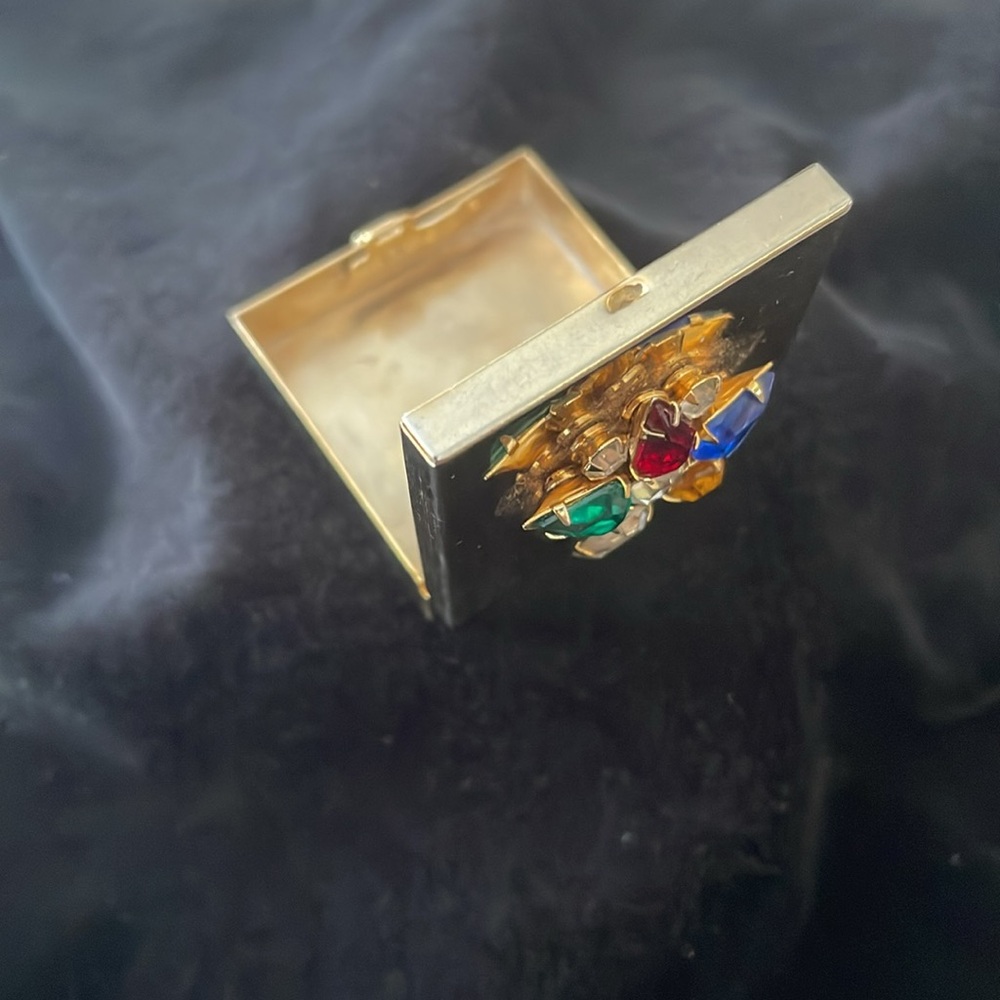 Rhinestone Pill/ Earring Box - Picture 3 of 5